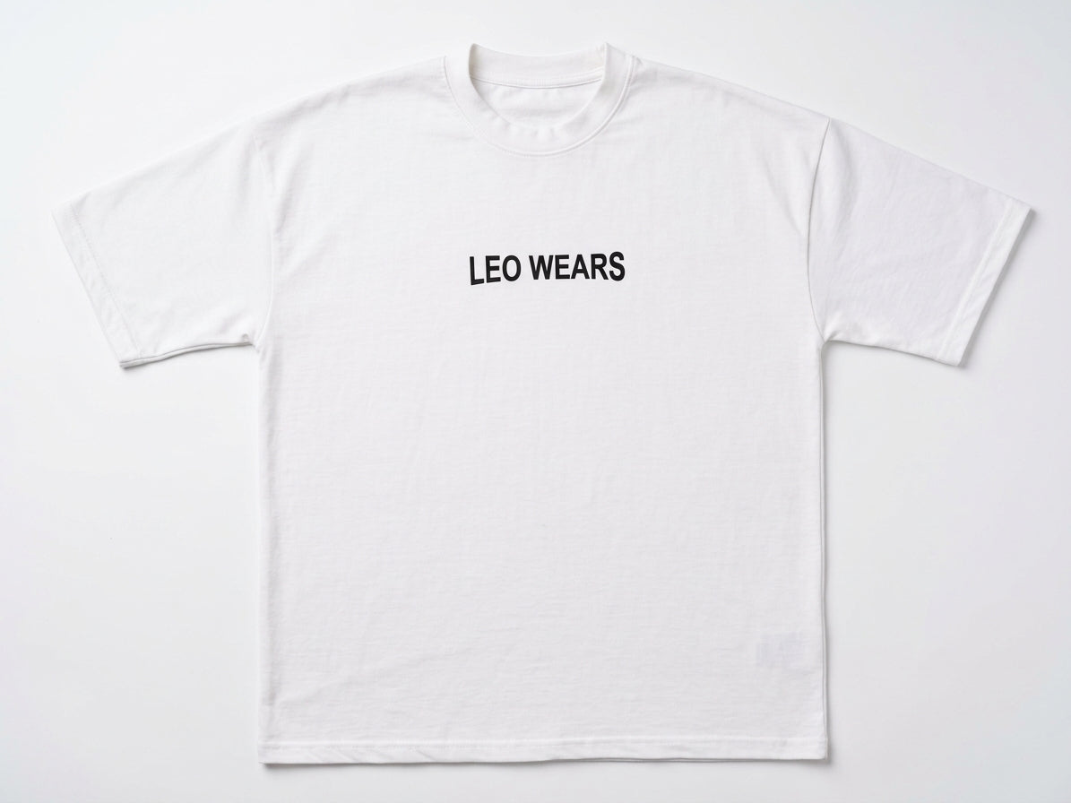 Leo Wears Basic White